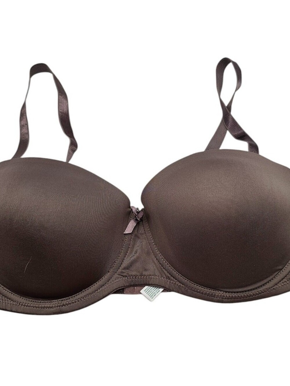 Laura Ashley Womens Sz 38D Solid Taupe T Shirt Bra Multi Way